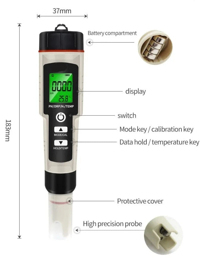 4/3/2 in 1 Water Quality Tester