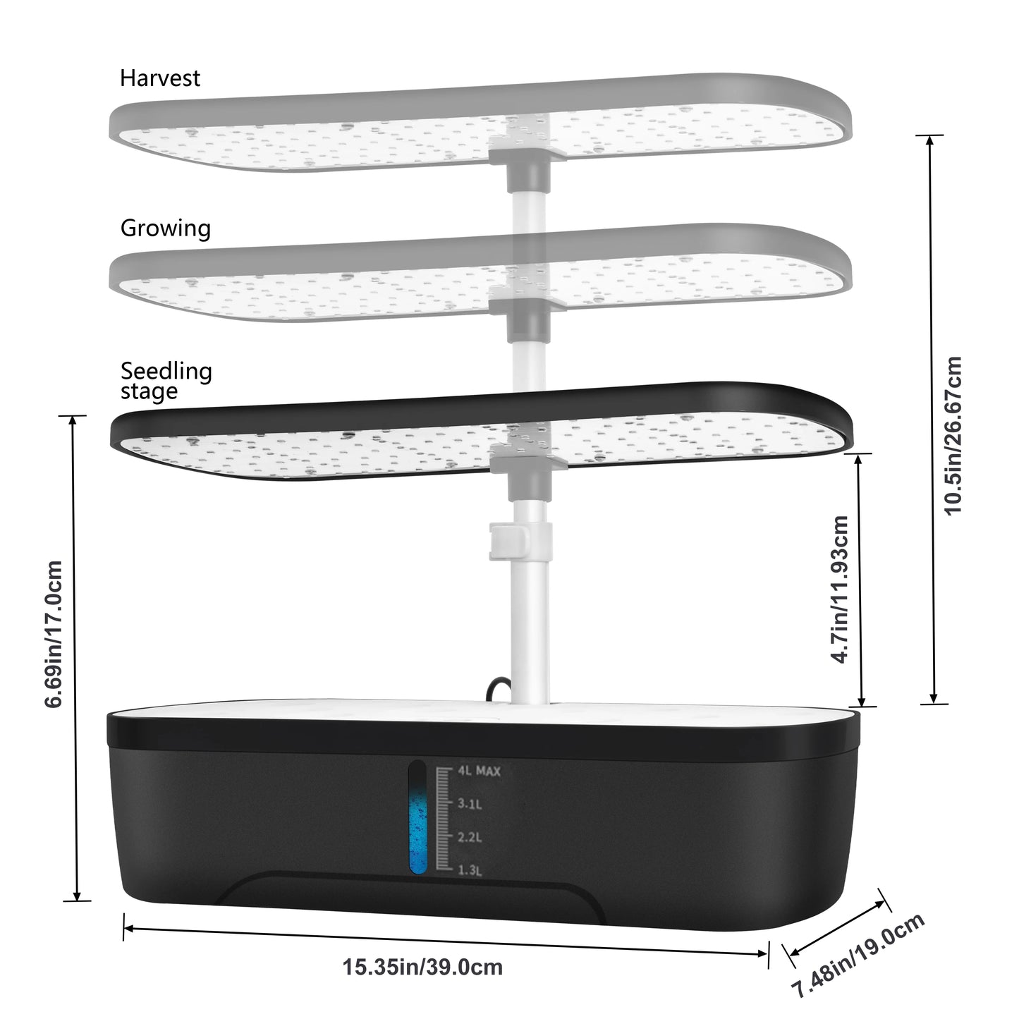 12 Pods Hydroponics Growing System