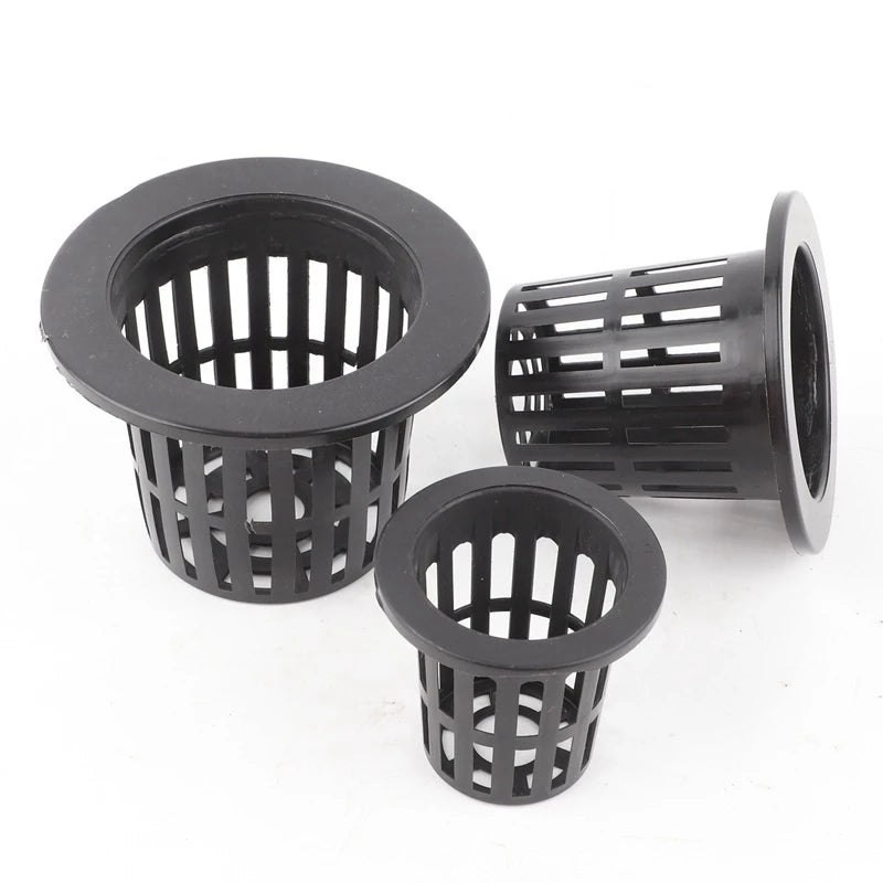 50Pcs Black Plant Grow Mesh Cup