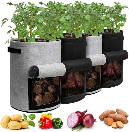 3 Size Felt plant grow bags