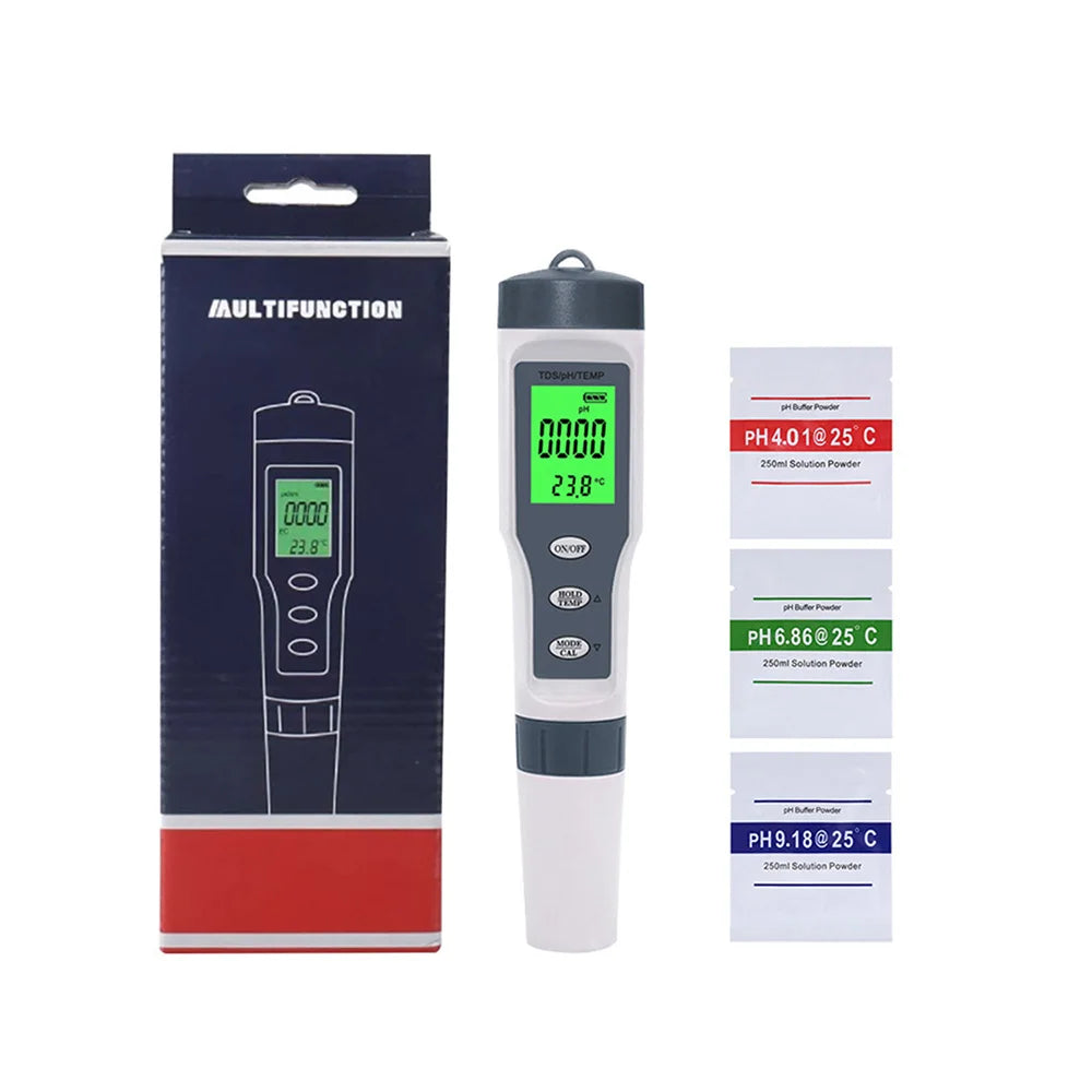 High Quality PH Meter 3 in 1