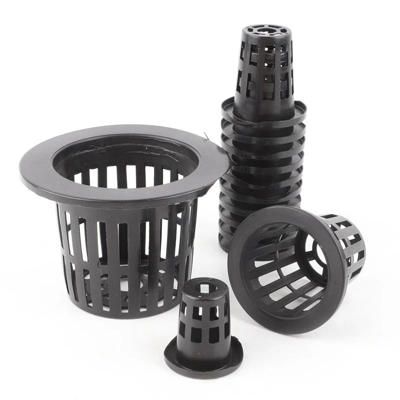 50Pcs Black Plant Grow Mesh Cup