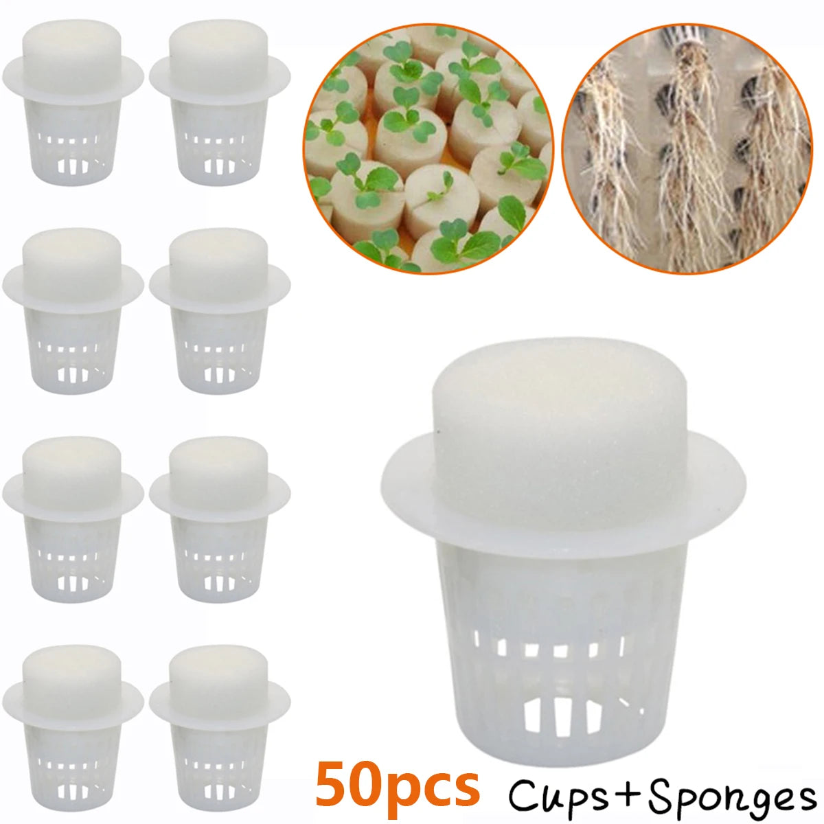 Hydroponic Basket Vegetable Net Cups