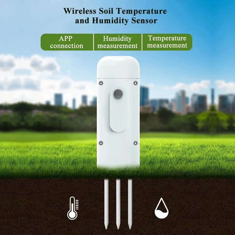 Smart Drip Irrigation System, Soil Moisture and Temperature