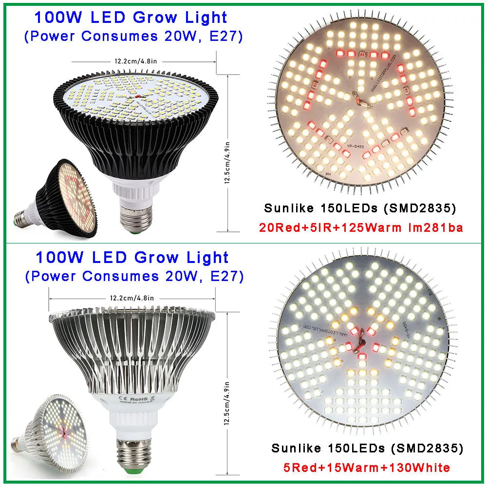 Full Spectrum Fitolamp Hydroponics Phyto Lamp