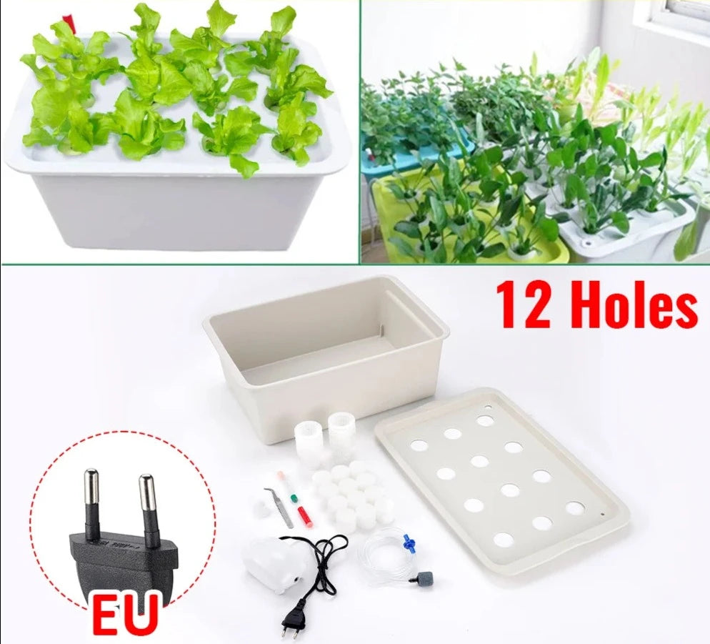 9/12 Holes Plant Site Hydroponic Garden Nursery Soilless Cultivation System