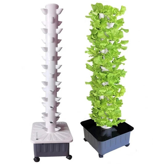 DIY Vertical Tower Hydroponic System