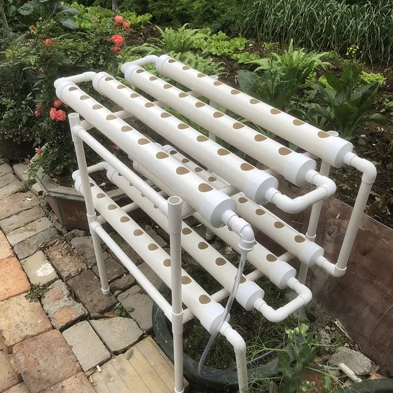 DIY Indoor Vertical Hydroponic Grow System