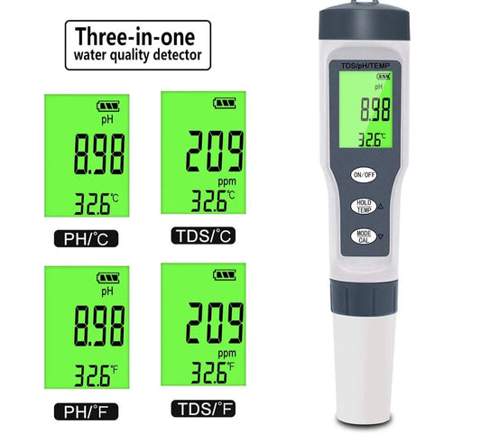 High Quality PH Meter 3 in 1